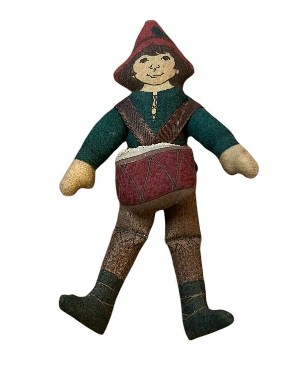 HALLMARK Famous Americans Series 1979 Little Drummer Boy Doll 6.5" Plush VTG Toy